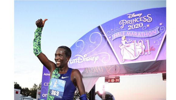 Marko Cheseto at the Disney Princess Half Marathon