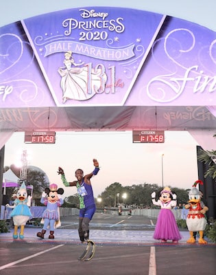 Marko Cheseto at the Disney Princess Half Marathon
