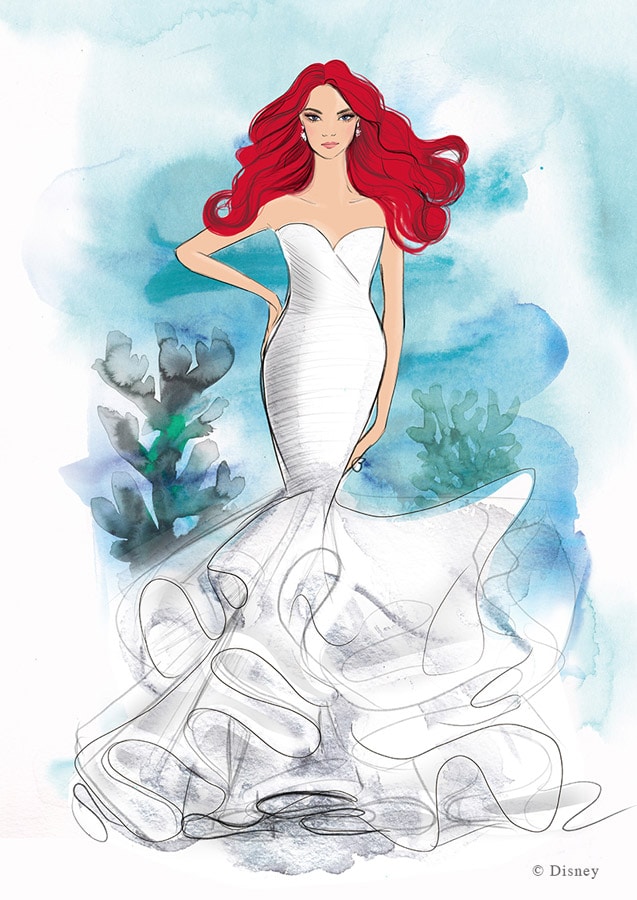 Disney Fairy Tale Weddings Collection from Allure Bridals - Ariel
