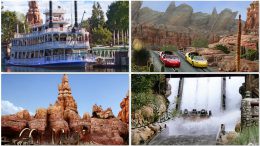 Collage of Disneyland Resort