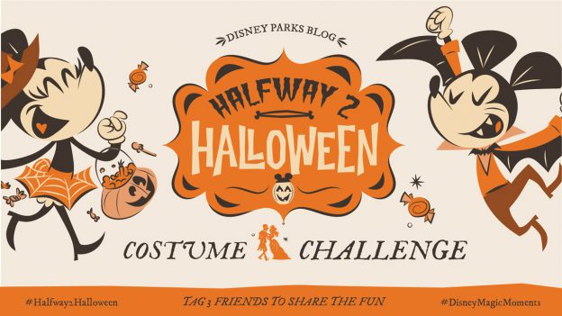 Disney Parks Blog Halfway 2 Halloween Costume Challenge - Tag 3 friends to share the fun