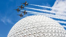 U.S. Navy’s Blue Angels over EPCOT