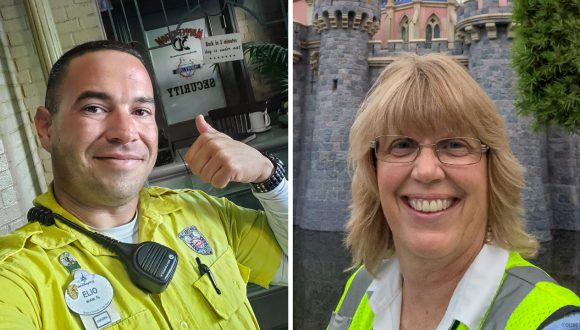 Elio and Tina, Security Teams at Disneyland and Walt Disney World Resorts