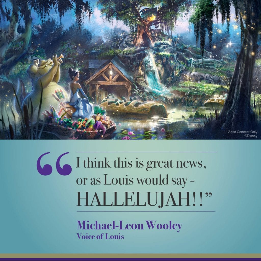 "I think this is great news, or as Louis would say - HALLELUJAH!!" - Michael-Leon Wooley