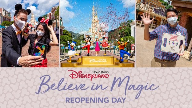 Reopening day for Hong Kong Disneyland