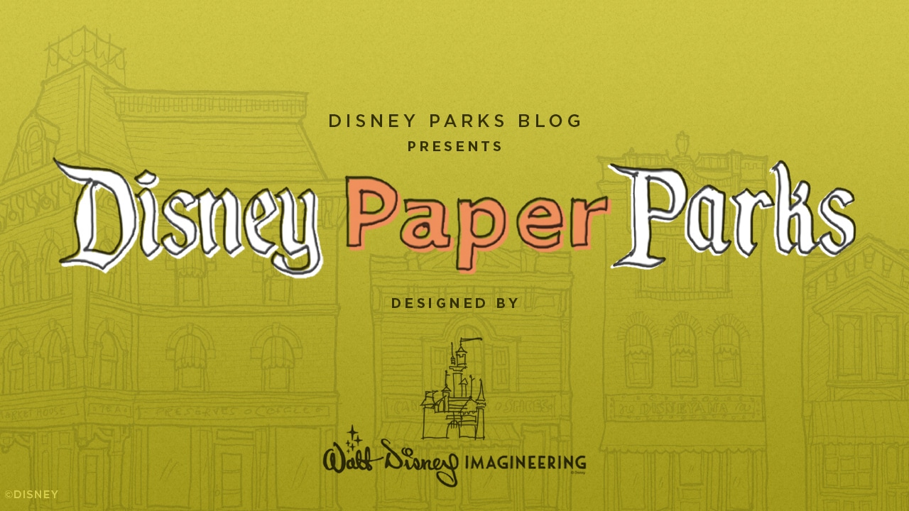 Disney Parks Blog Presents Disney Paper Parks Designed by Walt