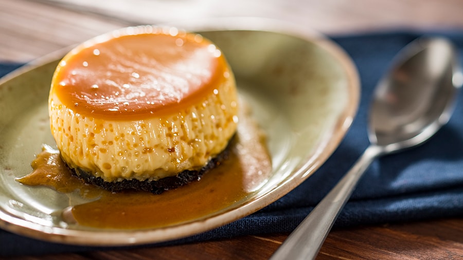 Offerings from Islands of the Caribbean Marketplace for the 2020 Epcot Taste of International Food & Wine Festival - Flancocho: Passion Fruit Cake with Coconut Flan 