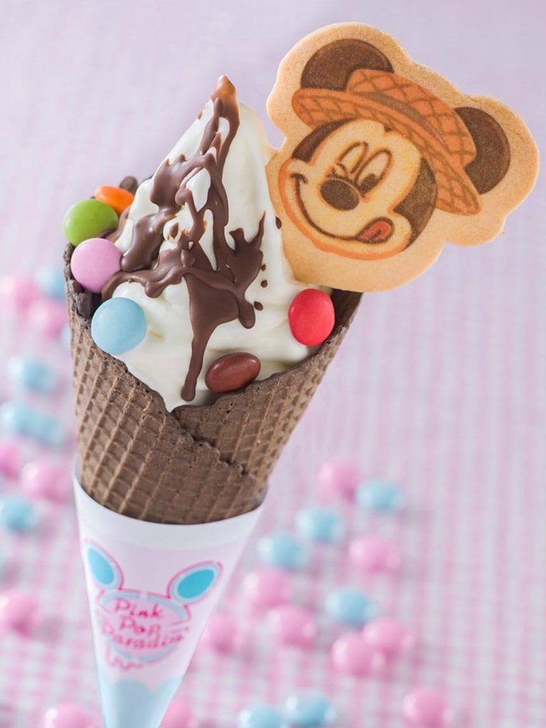 Soft-Serve Ice Cream from World Bazaar at Tokyo Disney Resort