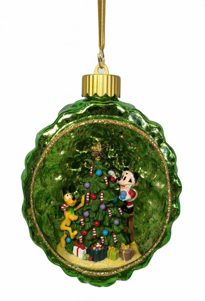 Mickey and Pluto Vintage Christmas Collection ornament
