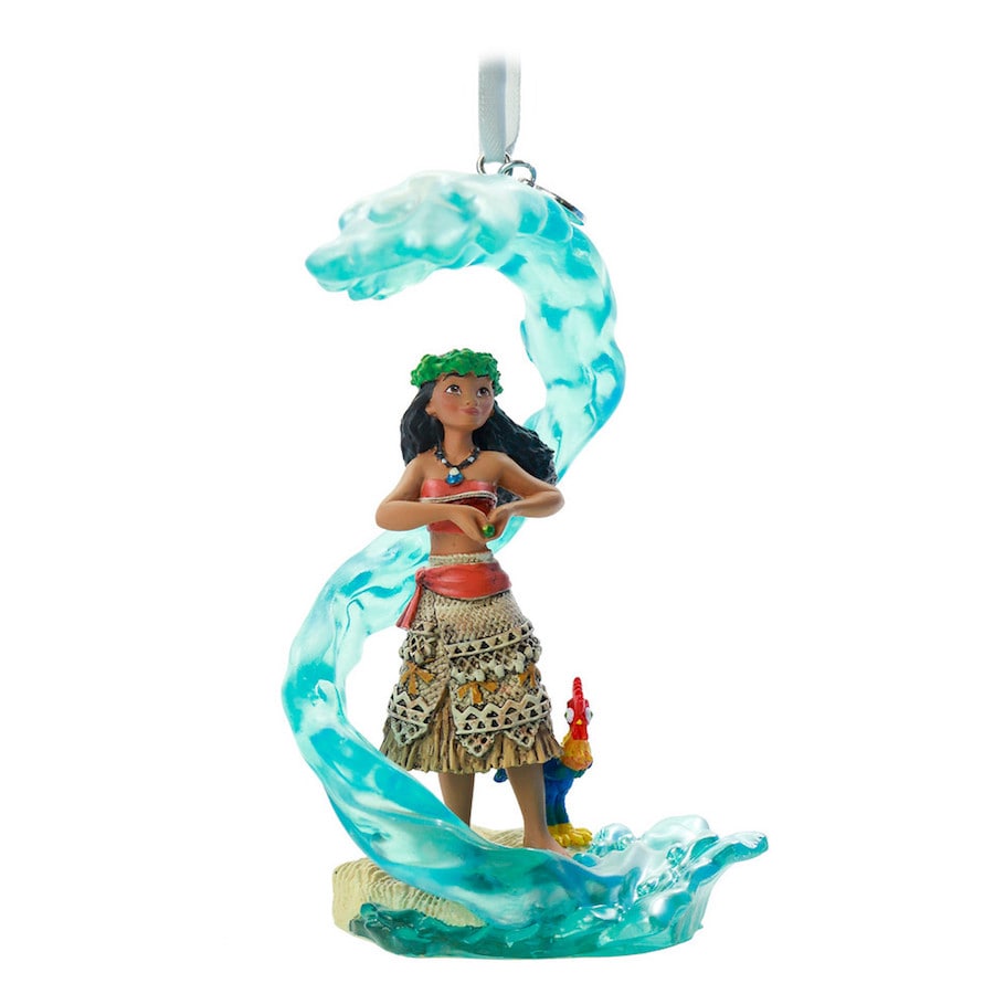 Christmas In July: First Look at Merry New Holiday-Themed Products Disney Sketchbook Ornament Fairytale Moment featuring Moana