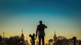 Partners Statue at Magic Kingdom Park at Sunrise