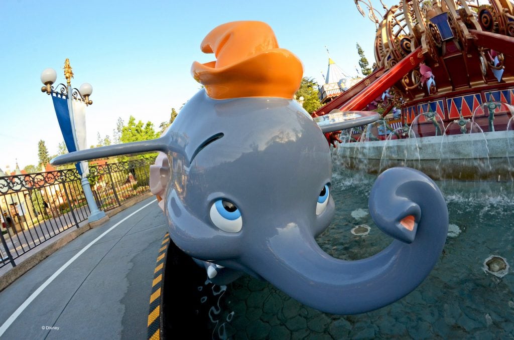 Dumbo the Flying Elephant at Disneyland Park