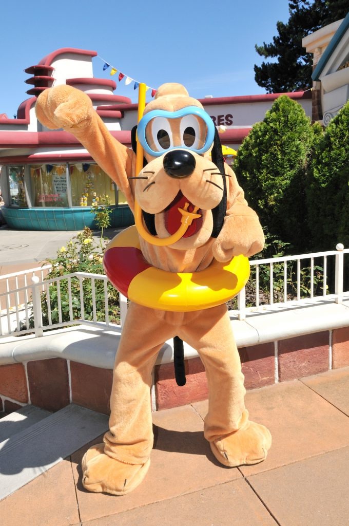 Pluto at Tokyo Disneyland