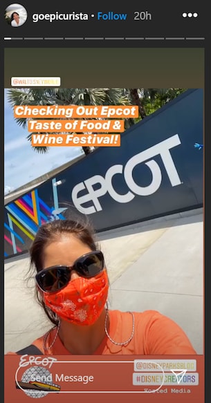 #DisneyCreators: ‘Stories from the Parks’ at Taste of EPCOT International Food & Wine Festival Instagram user goepicurista at the Taste of EPCOT International Food & Wine Fesitval