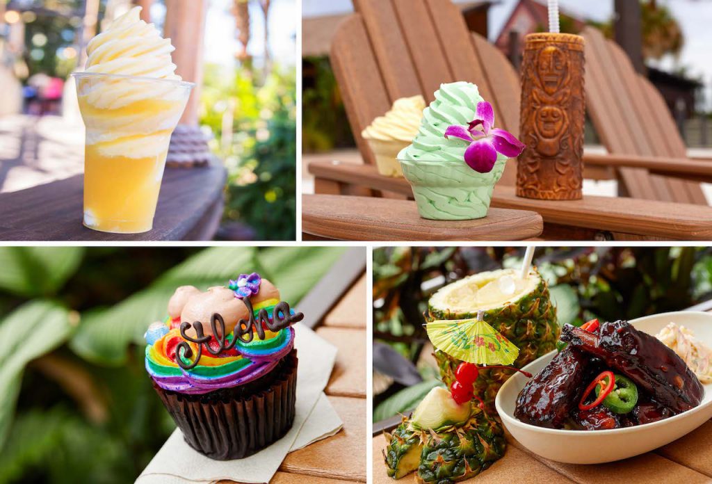 Disney Parks Best Bites: Walt Disney World Resort Hotels Edition Collage of sweet treats from Walt Disney World Resort Hotels