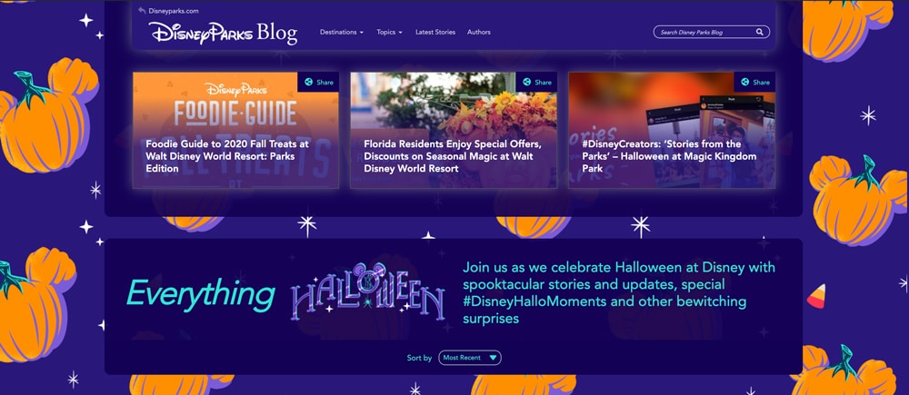 Disney Parks Blog Halloween Page