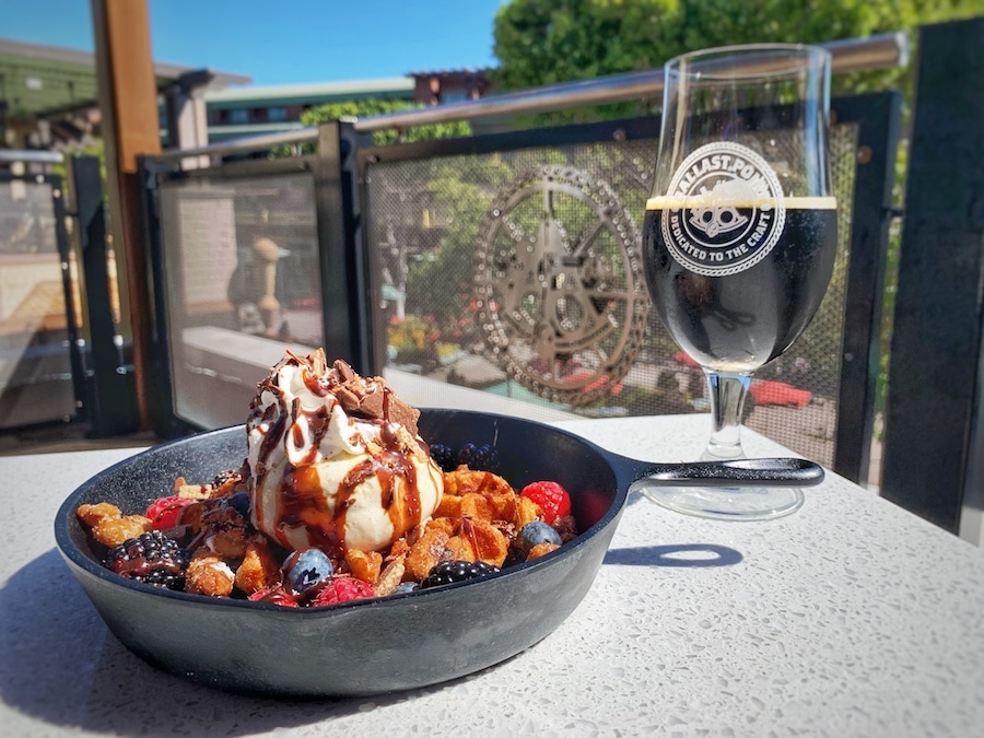 Warm Waffle Sundae from Ballast Point Brewing Company at the Downtown Disney District at Disneyland Resort