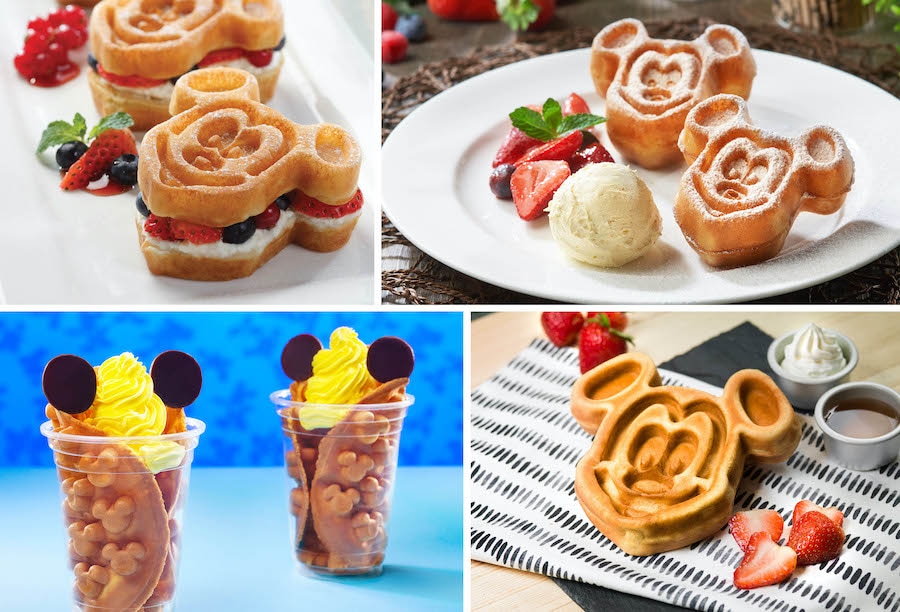 Waffles treats from Hong Kong Disneyland