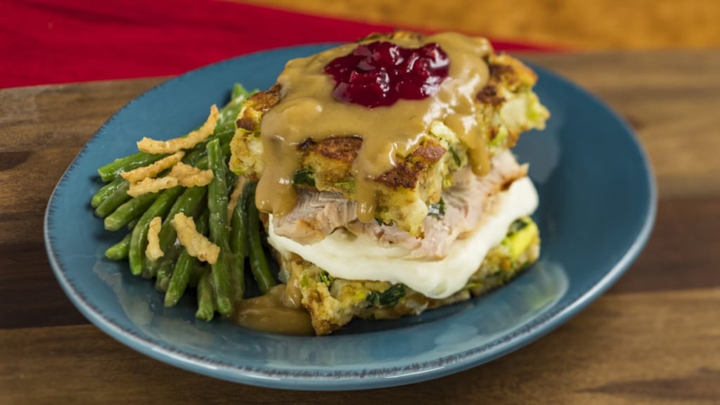 Slow-roasted Turkey with Stuffing from the International Festival of the Holidays