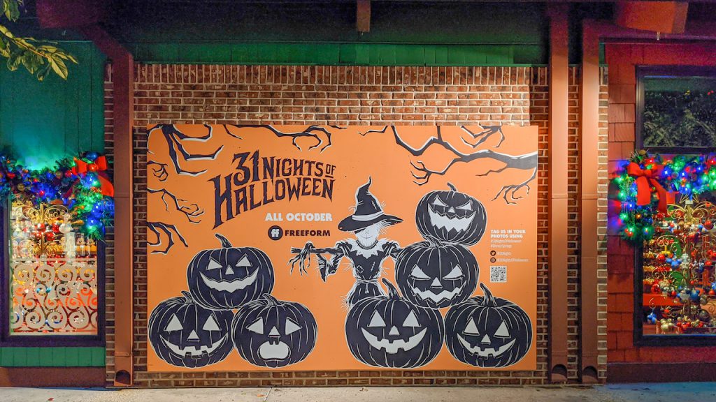 ‘31 Nights of Halloween’ Photo Wall at Disney Springs