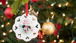 Happy Holidays Ornament from Disney PhotoPass
