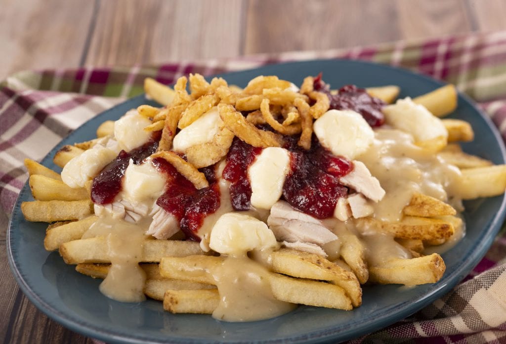 Turkey Poutine French Fries from Refreshment Port at the 2020 Taste of Epcot International Festival of the Holidays