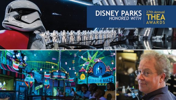 Themed Entertainment Association Honors Disney with Two Thea Awards for Outstanding Achievement and Recognizes Walt Disney Imagineering President Bob Weis for a Lifetime of Distinguished Achievements