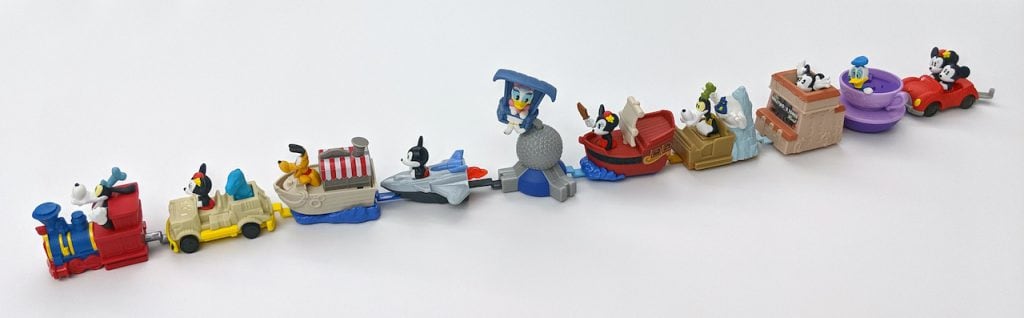Disney Goofy Mcdonalds runaway railway happy meal toy train #1 new sealed 