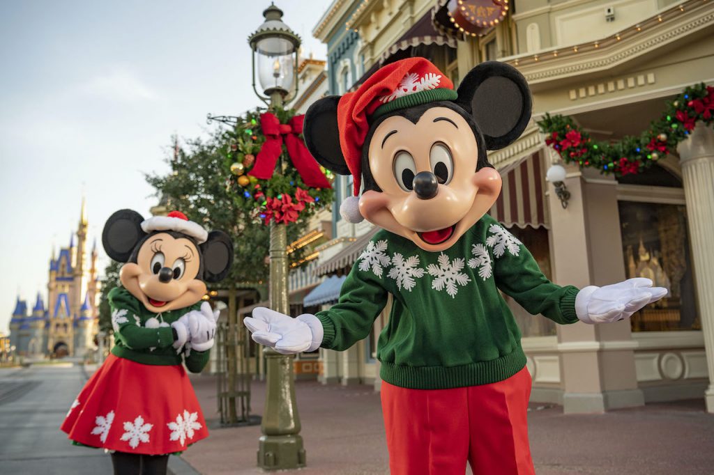 Mickey and Minnie Mouse at Walt Disney World Resort