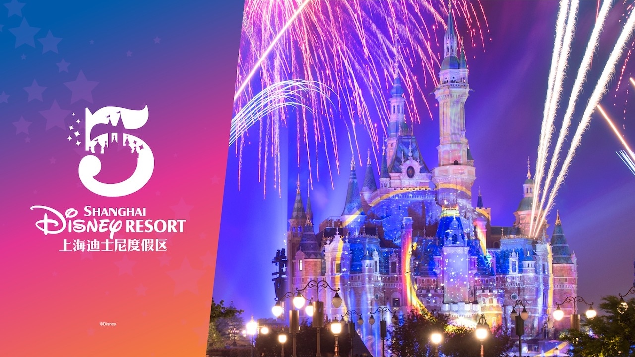 Shanghai Disney Resort Unveils Fifth Anniversary Logo at Special New