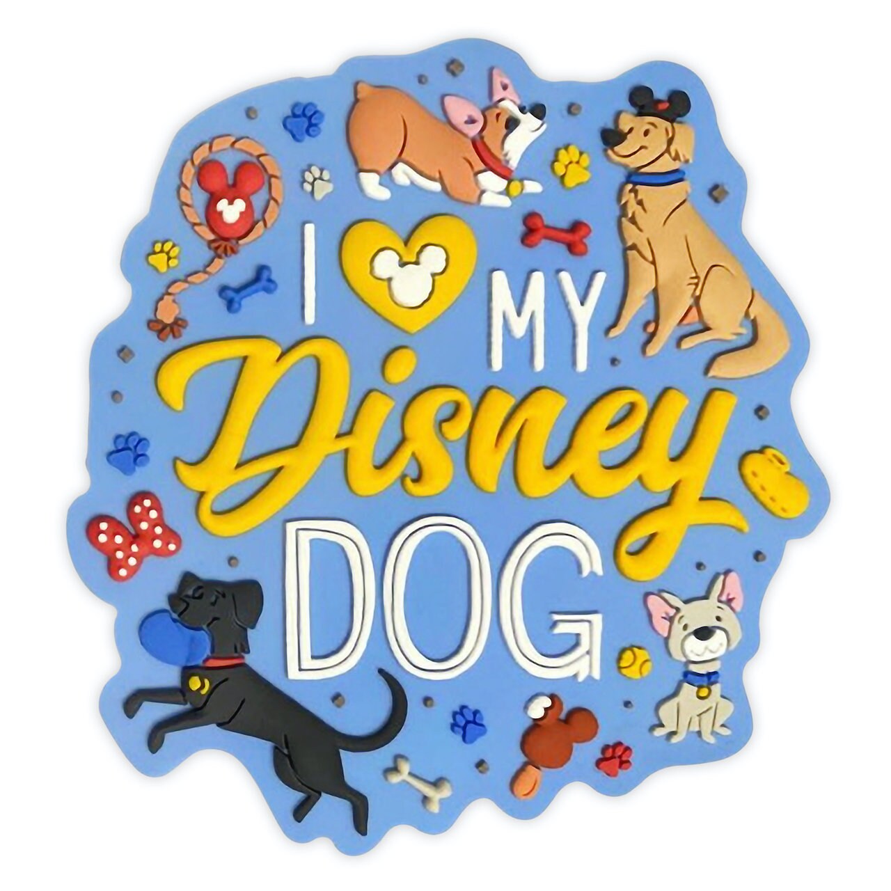 Disney Dogs themed magnet