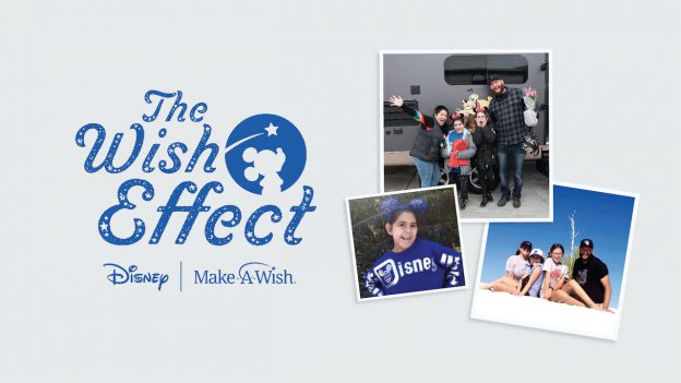 Graphic of wish kid Tali and her family