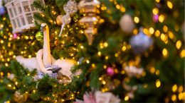 Holiday decorations at Disney’s Grand Floridian Resort & Spa