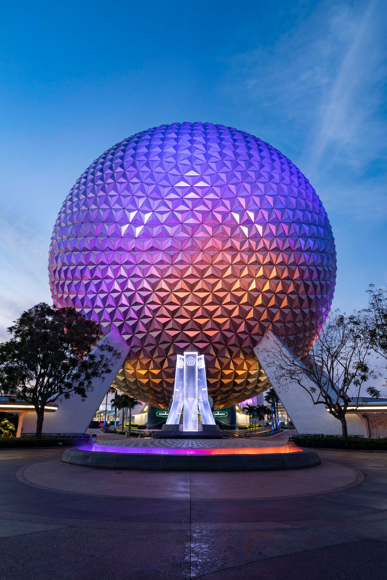 New Entrance Fountain at EPCOT