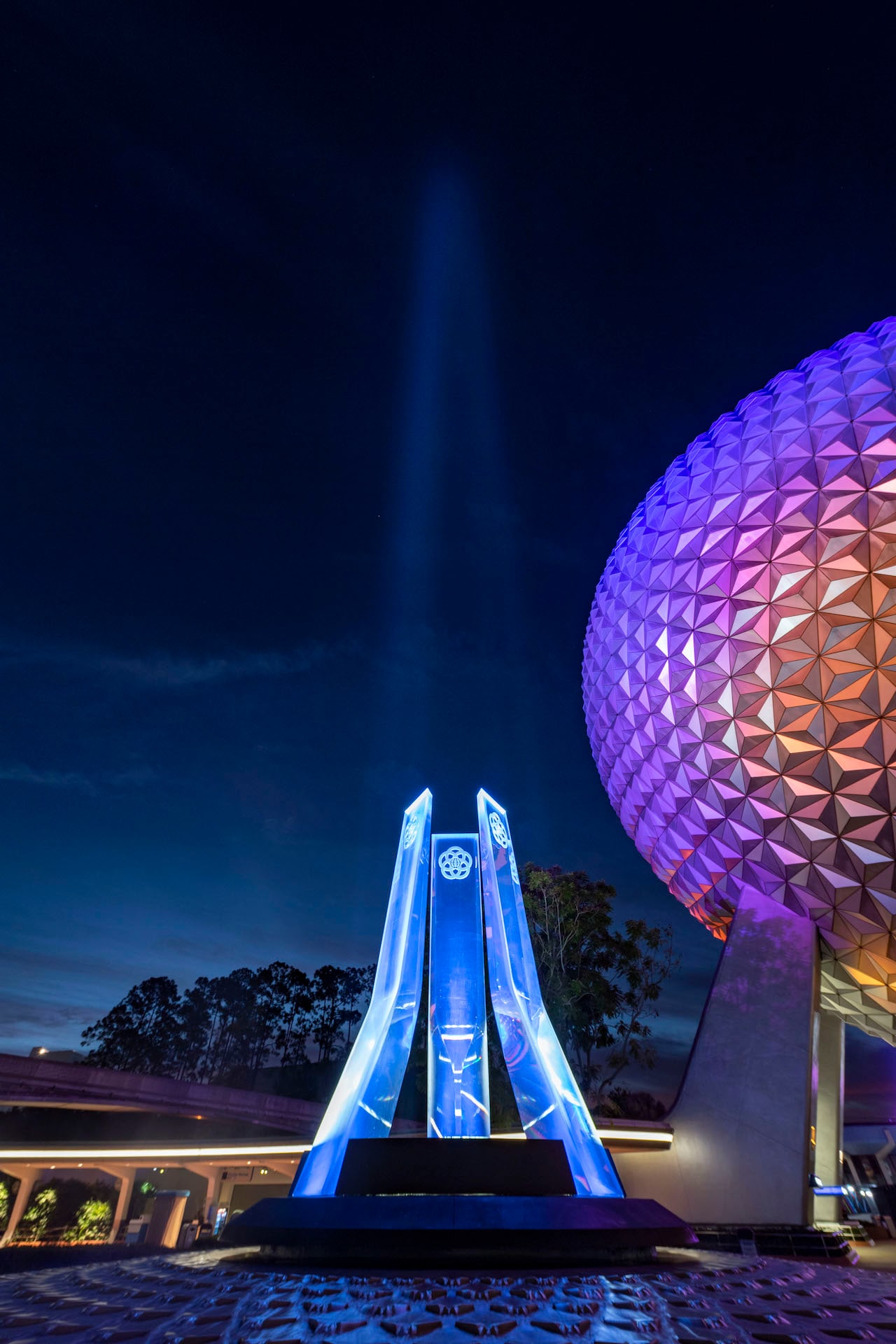 New Entrance Fountain at EPCOT