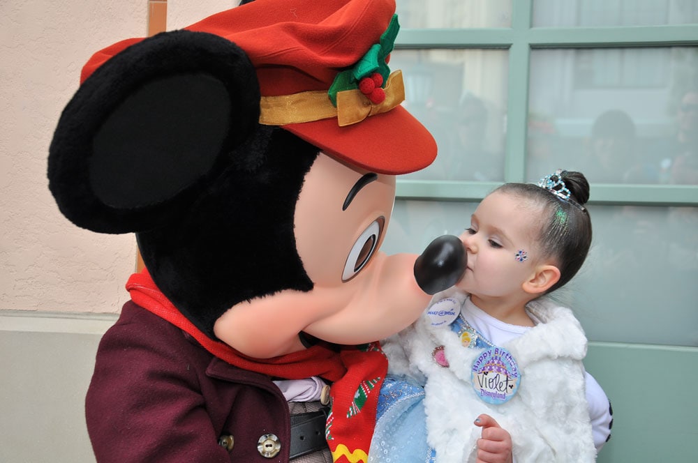 Violet and Mickey Mouse