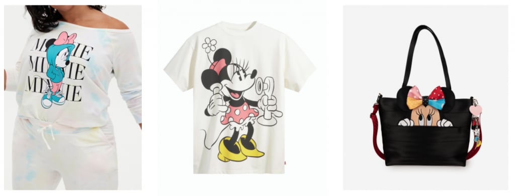 Minnie Mouse-inspired accessories and attire from shopDisney