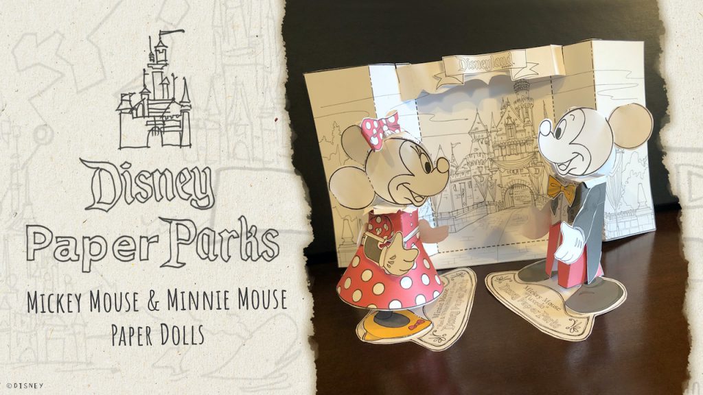 Disney Parks Blog Presents Disney Paper Parks featuring Paper Dolls of