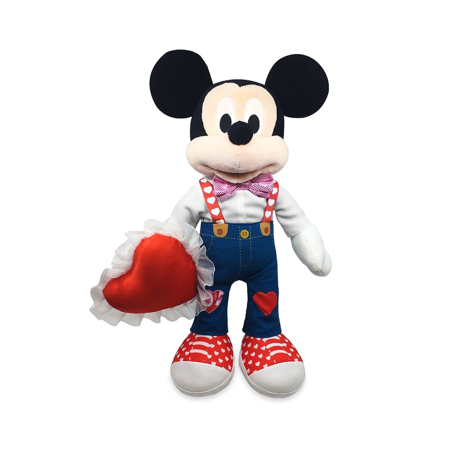 Valentine’s Day-themed Mickey Mouse plush