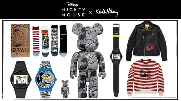 History of Mickey Mouse and Iconic Pop Artist Keith Haring new products
