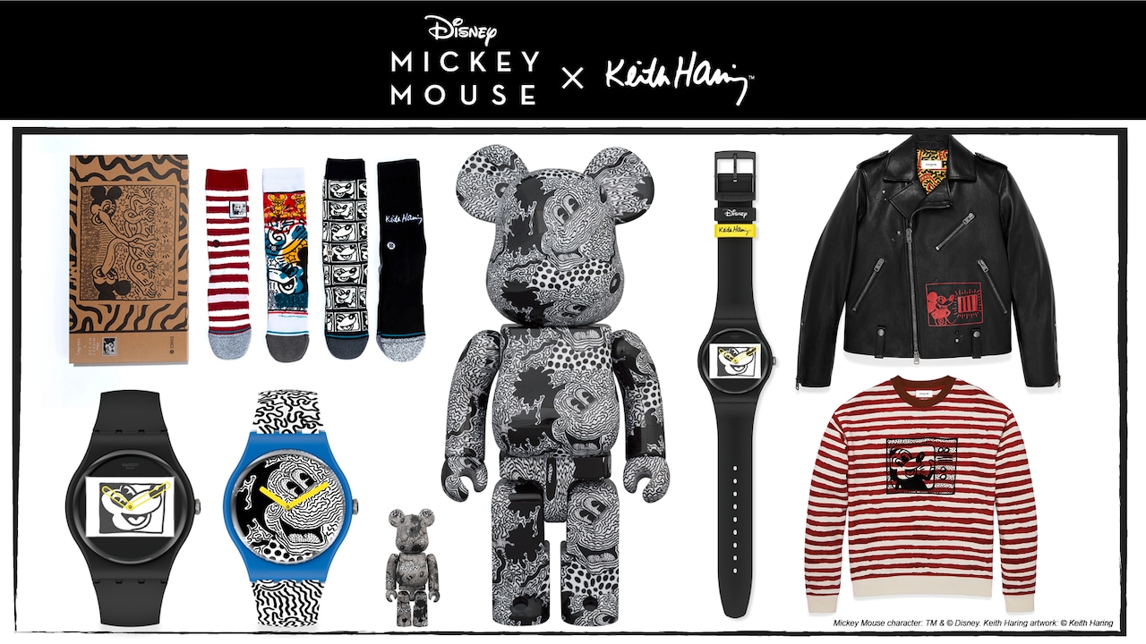 Disney History of Mickey Mouse and Iconic Pop Keith Haring New Product Collaborations | Disney Parks Blog