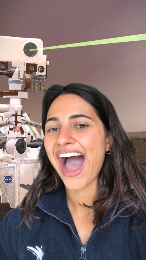 National Geographic and NASA - Mars Exploration Augmented Reality Experience: Selfie