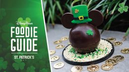 Foodie Guide to St. Patrick’s Day at Disney Parks graphic