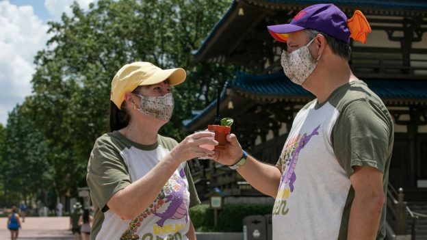 Two Guests at the EPCOT International Food & Wine Festival