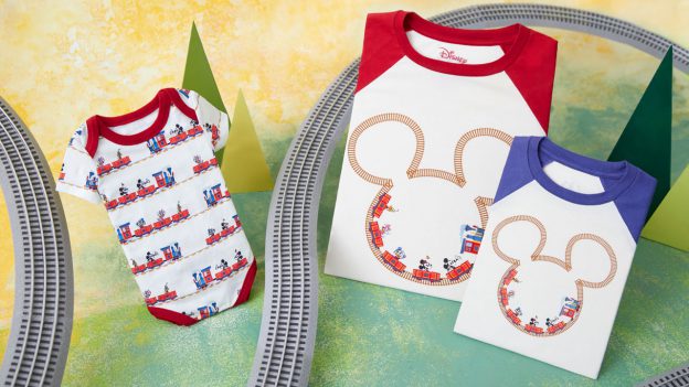 Mickey & Minnie’s Runaway Railway Onesie and Tee