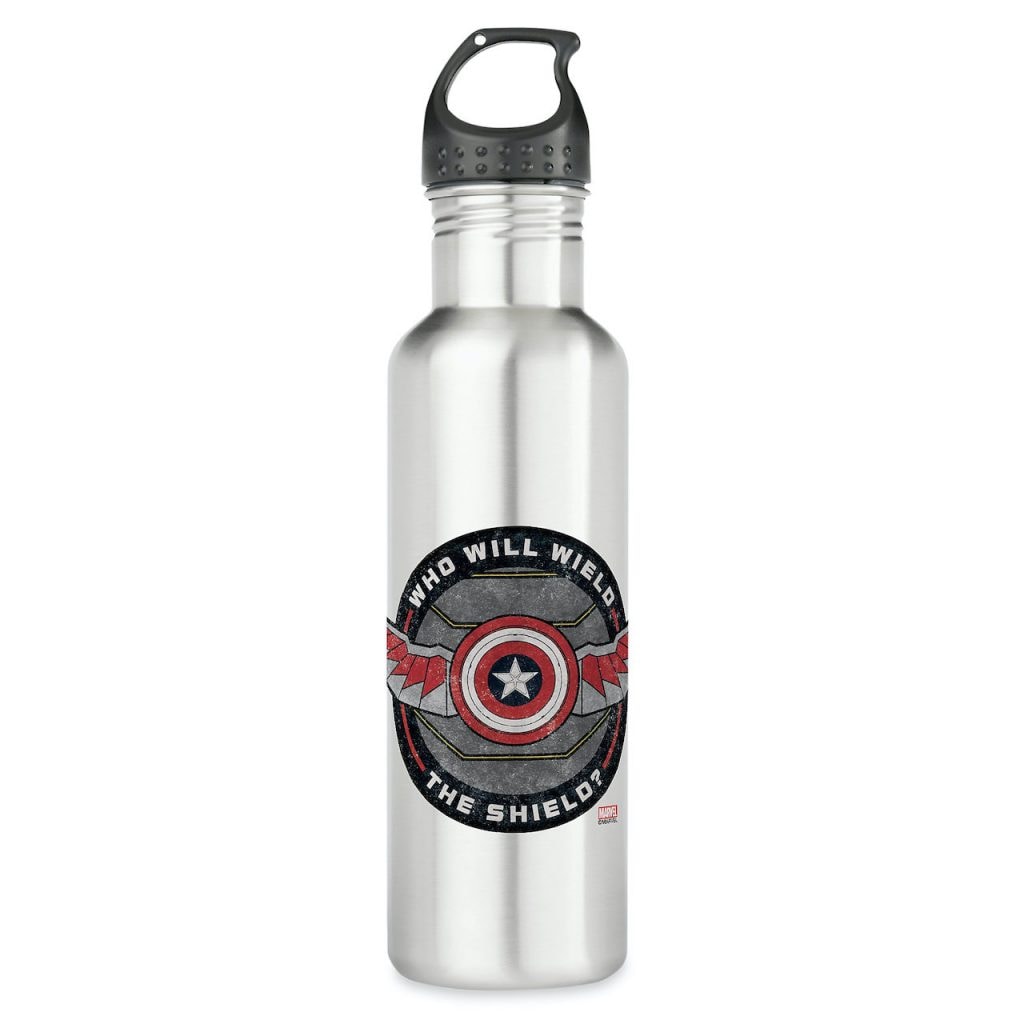 Stainless-steel water bottle inspired by “The Falcon and The Winter Soldier”