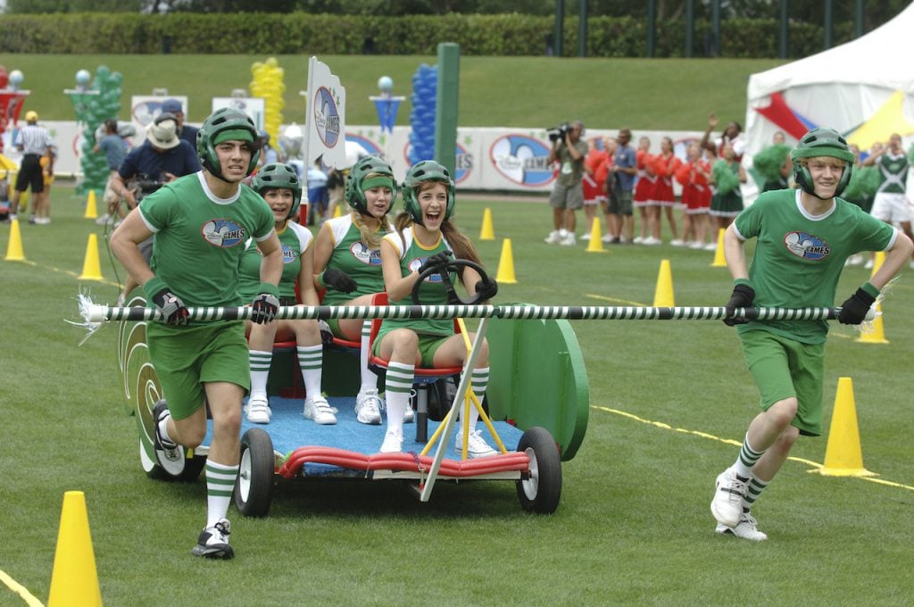 The Green Team Cyclones from the 2008 Disney Channel Games at the ESPN Wide World of Sports
