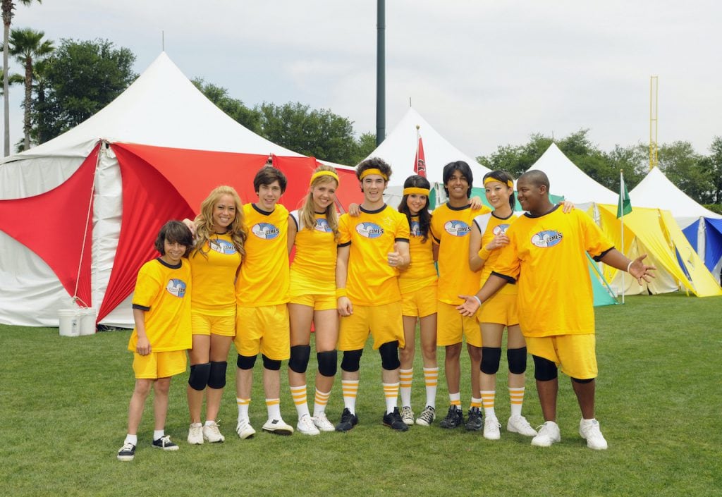 The Yellow Team Comet from the 2008 Disney Channel Games at the ESPN Wide World of Sports
