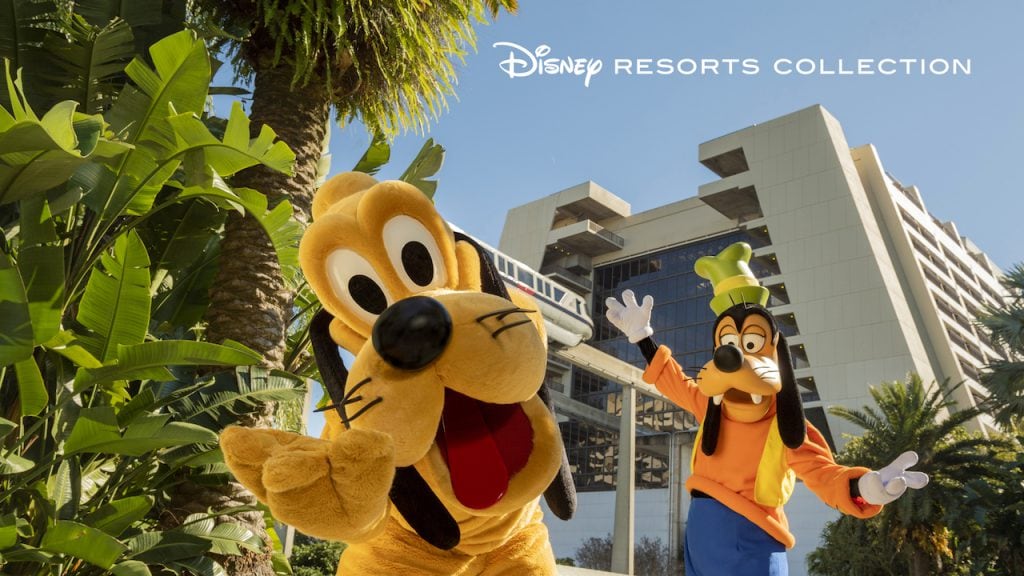Disney Resort Collection graphic with Pluto and Goofy