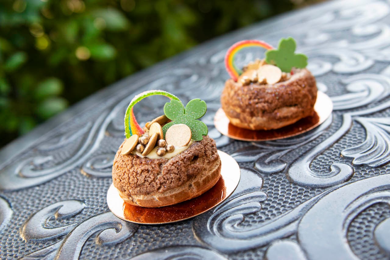 Shamrock Cream Puff from Amorette’s Patisserie at Disney Springs